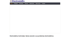 Desktop Screenshot of electrostatex.com